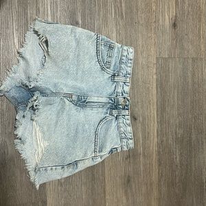 High rise mom Jean shorts